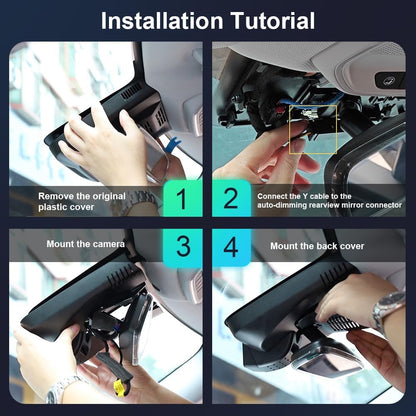 OEM Factory Look Dash Cam for Chevrolet Traverse (2019-2023) - Front 4K + Rear 1080P