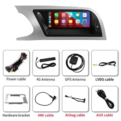 2013-2016 AUDI A4 8.8" CarPlay Digital Cockpit with Wireless Android Car Multimedia, OEM Style