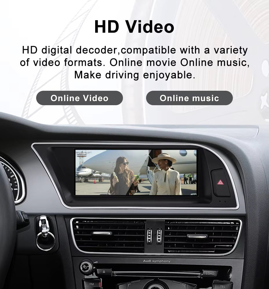 2009-2016 AUDI A5 8.8" CarPlay Digital Cockpit with Wireless Android Car Multimedia, OEM Style