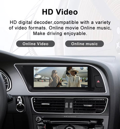 2009-2016 AUDI A5 8.8" CarPlay Digital Cockpit with Wireless Android Car Multimedia, OEM Style