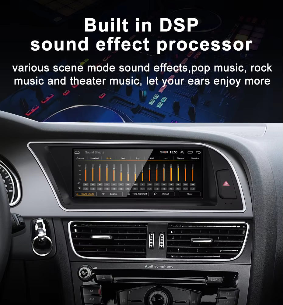 2009-2016 AUDI A5 8.8" CarPlay Digital Cockpit with Wireless Android Car Multimedia, OEM Style