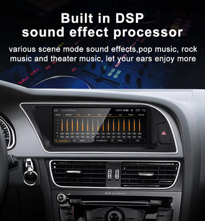 2009-2016 AUDI A5 8.8" CarPlay Digital Cockpit with Wireless Android Car Multimedia, OEM Style