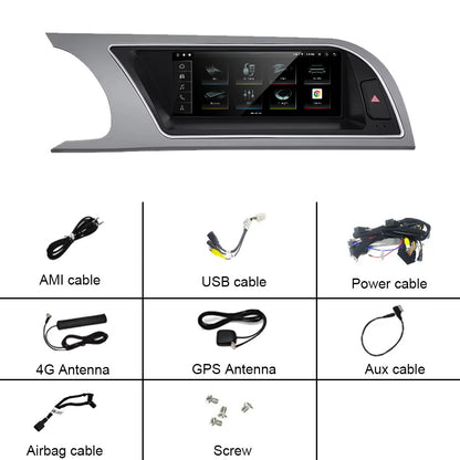 2009-2016 AUDI A5 8.8" CarPlay Digital Cockpit with Wireless Android Car Multimedia, OEM Style