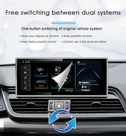 2018-2020 AUDI Q5 10.25" Wireless CarPlay Digital Cockpit Android Car Multimedia, OEM Style