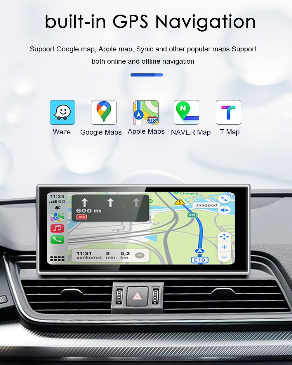 2018-2020 AUDI Q5 10.25" Wireless CarPlay Digital Cockpit Android Car Multimedia, OEM Style