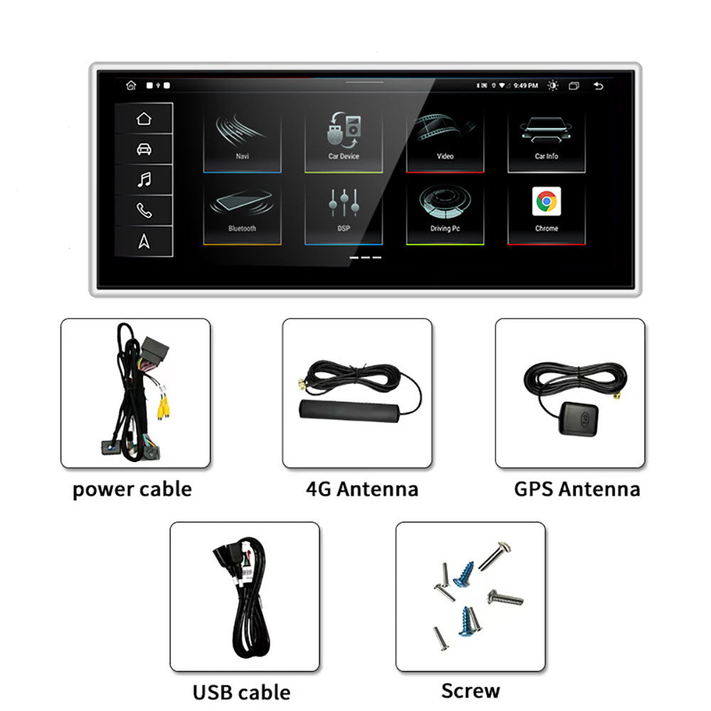 2018-2020 AUDI Q5 10.25" Wireless CarPlay Digital Cockpit Android Car Multimedia, OEM Style