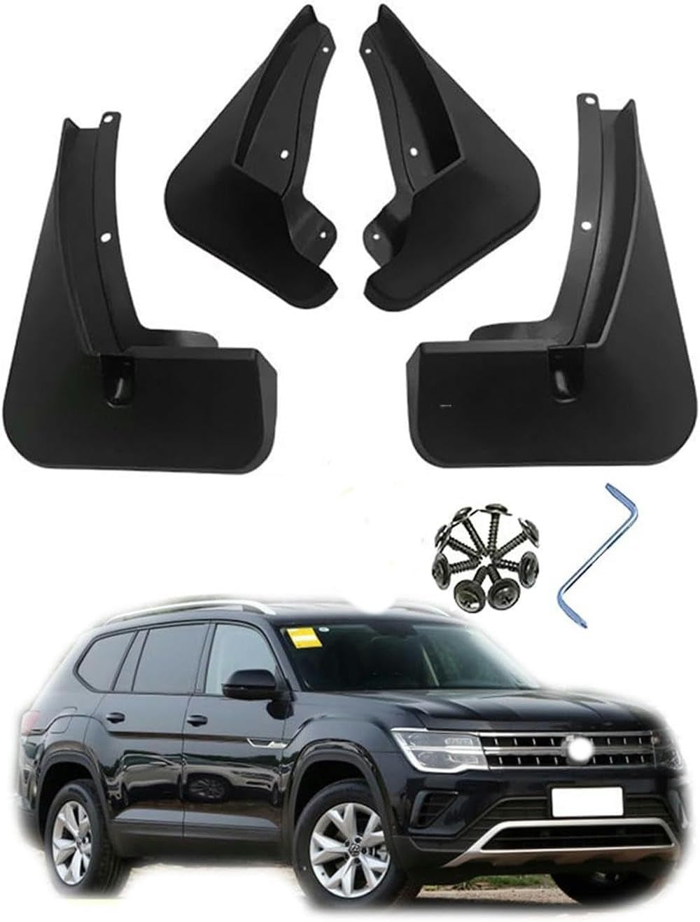 OEM Style Mud Flaps Compatible with Volkswagen Atlas (2021-2023) - OEM Style