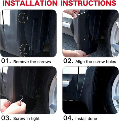 OEM Style Mud Flaps Compatible with Volkswagen Atlas (2021-2023) - OEM Style