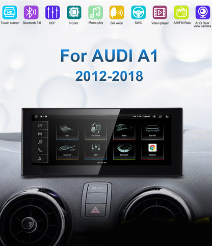 2012-2018 AUDI A1 10.25" Touch Screen Digital Cockpit with Wireless CarPlay, OEM Style