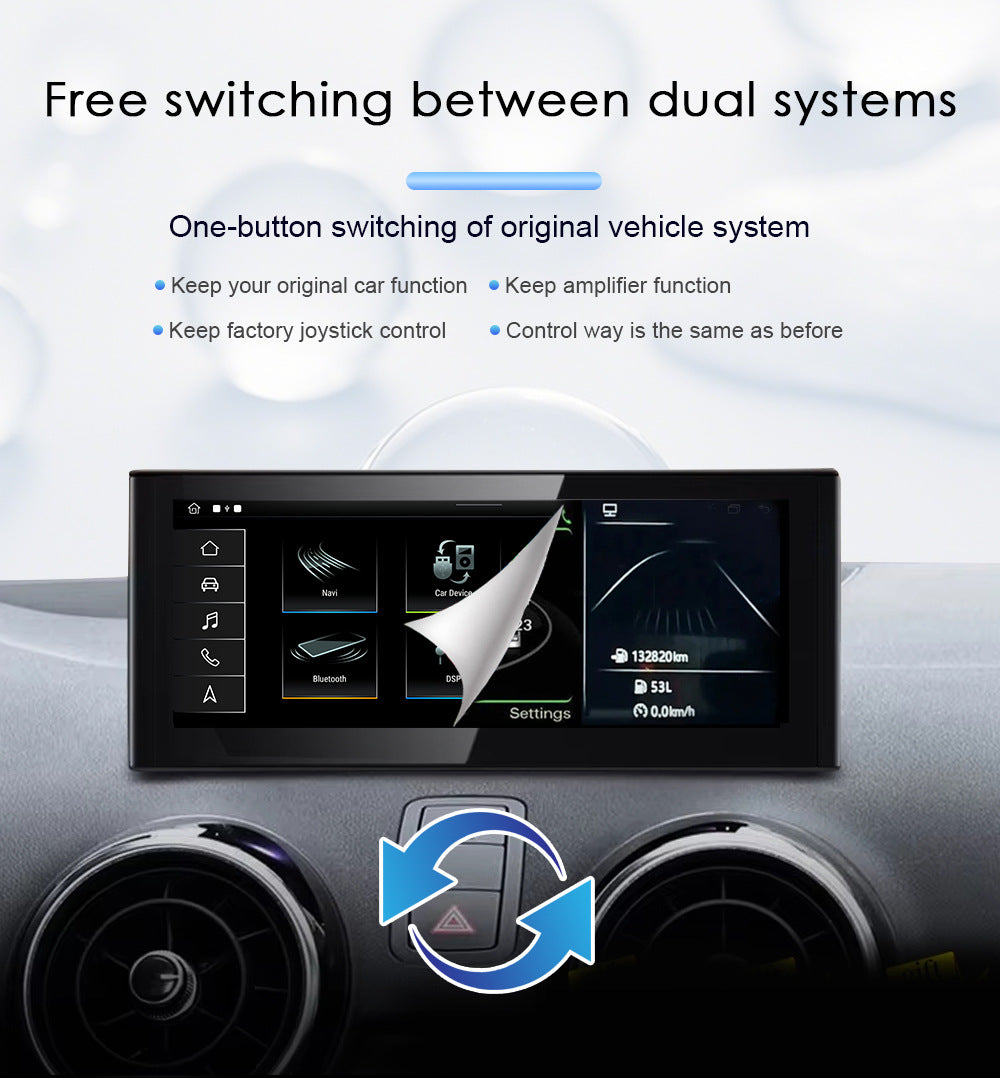 2012-2018 AUDI A1 10.25" Touch Screen Digital Cockpit with Wireless CarPlay, OEM Style