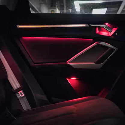 2019-2023 Audi Q3 Interior Ambient Lighting 256 Color Trim Decoration Accessories, OEM Factory Look Interior Car Ambient Lights