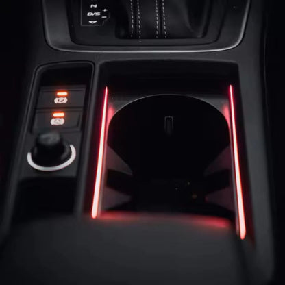 2019-2023 Audi Q3 Interior Ambient Lighting 256 Color Trim Decoration Accessories, OEM Factory Look Interior Car Ambient Lights