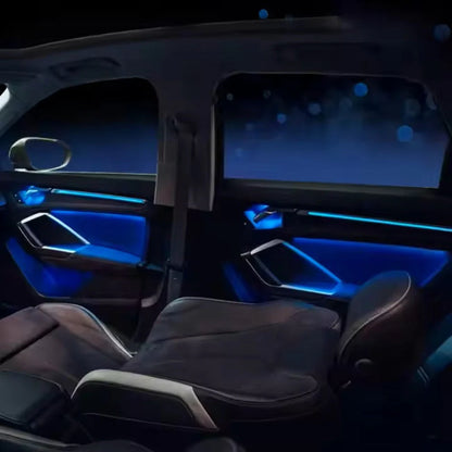 2019-2023 Audi Q3 Interior Ambient Lighting 256 Color Trim Decoration Accessories, OEM Factory Look Interior Car Ambient Lights