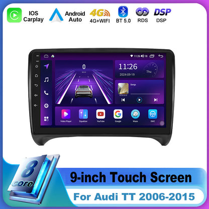 OEM Look Digital Cockpit Compatible with Audi TT (2006-2015) - 9-inch touchscreen + Wireless CarPlay