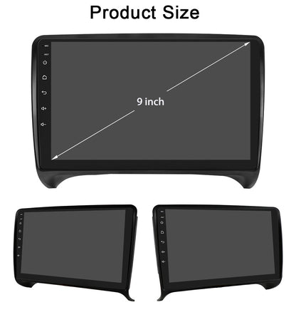 OEM Look Digital Cockpit Compatible with Audi TT (2006-2015) - 9-inch touchscreen + Wireless CarPlay