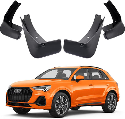 Car Mudguard Fender Mud Flaps Splash Guard for 2019-2025 Audi Q3 S-Line (Model w/S Line Package)