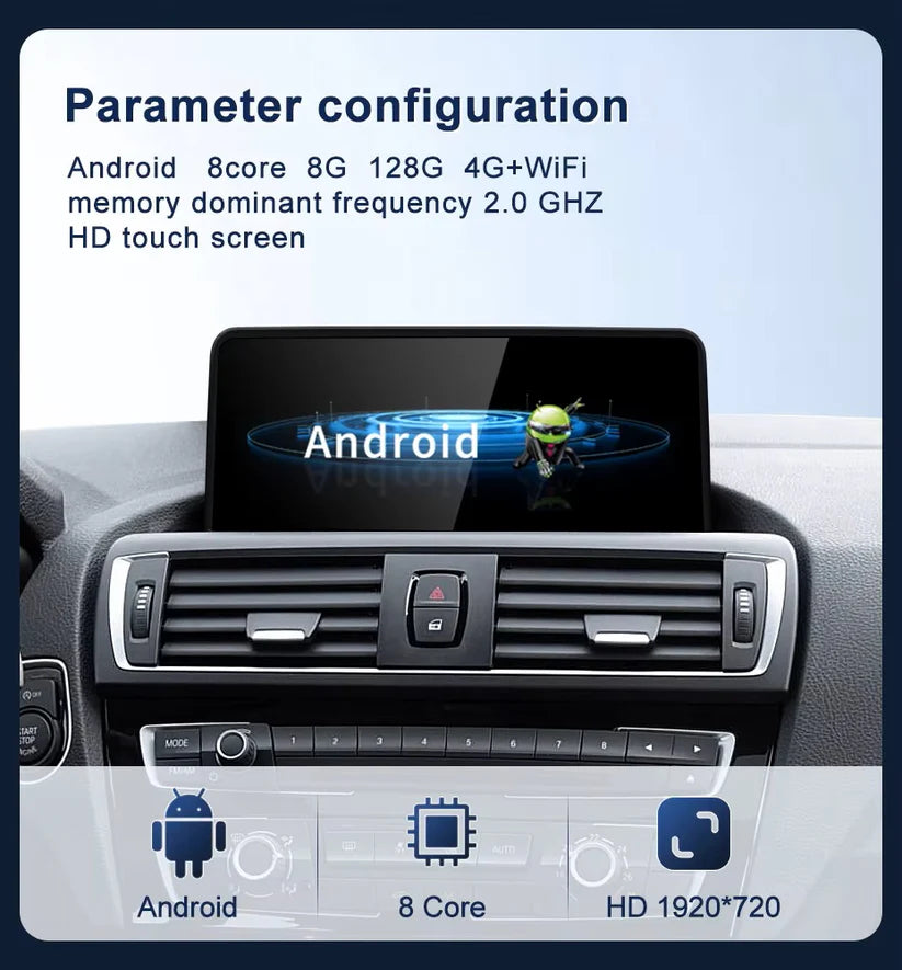 OEM Look Digital Cockpit Compatible with BMW 5 Series (2010-2017) - 10.25-inch touchscreen + Wireless CarPlay