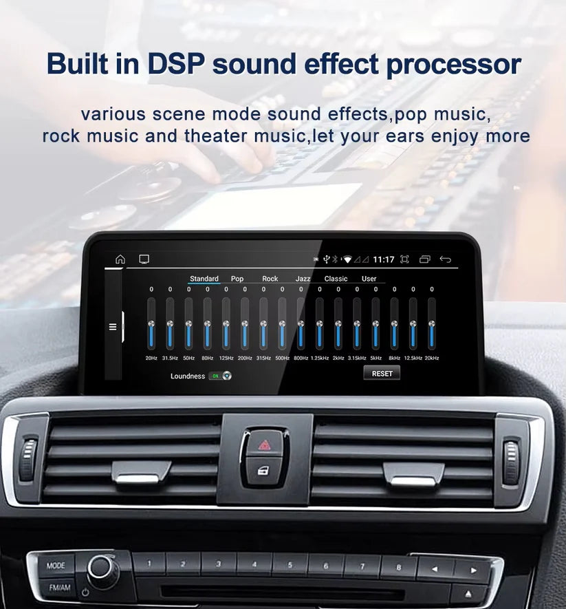 OEM Look Digital Cockpit Compatible with BMW 5 Series (2010-2017) - 10.25-inch touchscreen + Wireless CarPlay