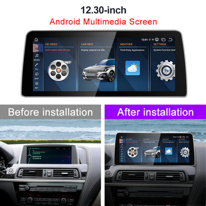2011–2018 BMW 6 Series 12.3" Digital Cockpit Android Car Multimedia IPS Touchscreen, OEM Style