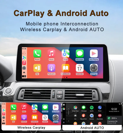 2011–2018 BMW 6 Series 12.3" Digital Cockpit Android Car Multimedia IPS Touchscreen, OEM Style