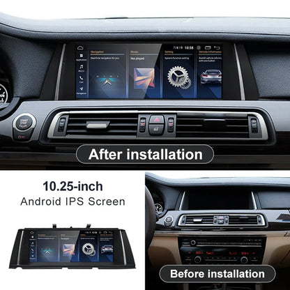 2009–2017 BMW 7 Series 10.25" Digital Cockpit Android Car Multimedia IPS Touchscreen, OEM Style
