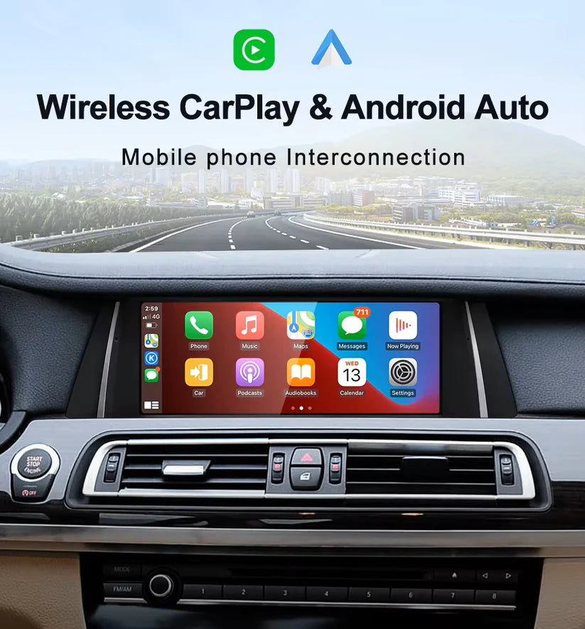 2009–2017 BMW 7 Series 10.25" Digital Cockpit Android Car Multimedia IPS Touchscreen, OEM Style
