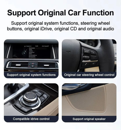 2009–2017 BMW 7 Series 10.25" Digital Cockpit Android Car Multimedia IPS Touchscreen, OEM Style
