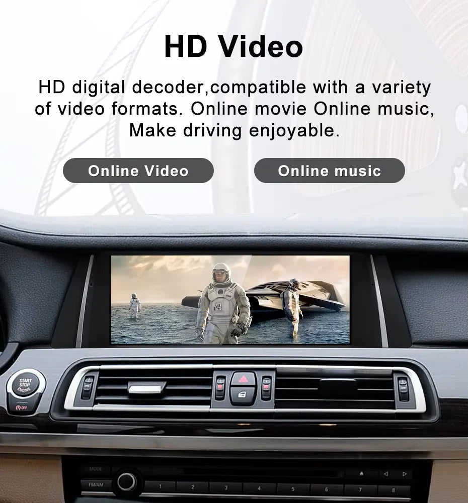 2009–2017 BMW 7 Series 10.25" Digital Cockpit Android Car Multimedia IPS Touchscreen, OEM Style