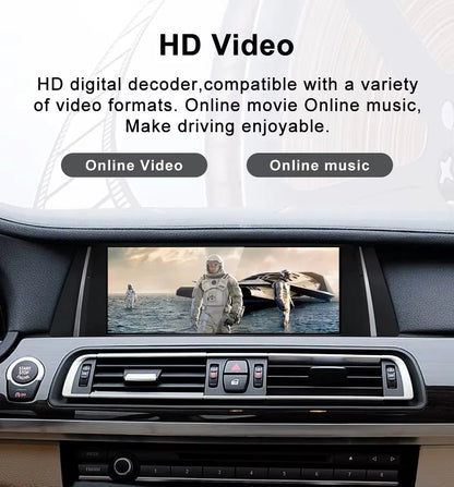 2009–2017 BMW 7 Series 10.25" Digital Cockpit Android Car Multimedia IPS Touchscreen, OEM Style