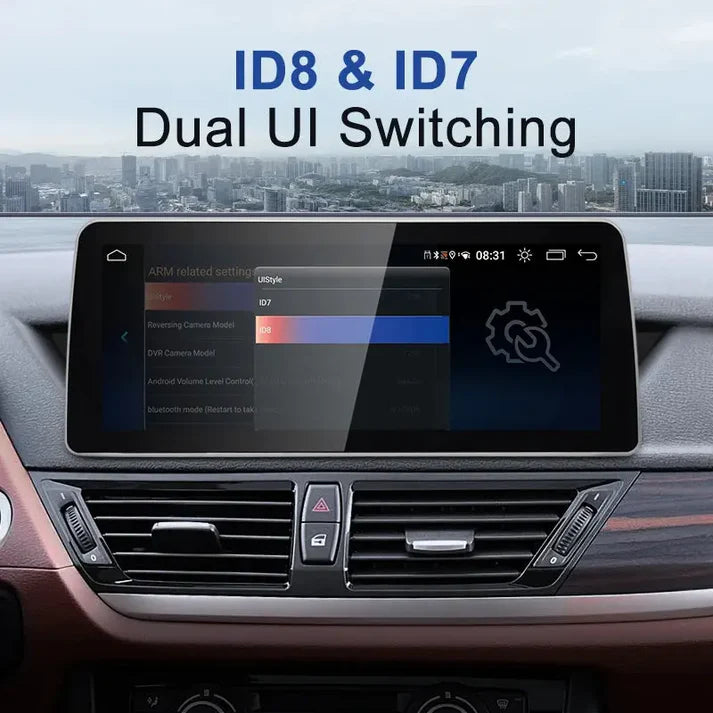 2009–2015 BMW X1 12.3" Digital Cockpit Android Car Multimedia IPS Touchscreen, OEM Style