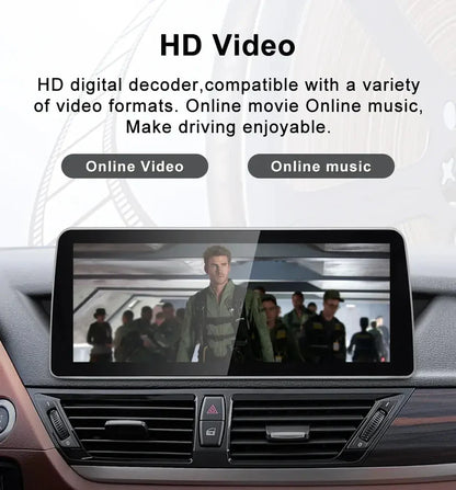 2009–2015 BMW X1 12.3" Digital Cockpit Android Car Multimedia IPS Touchscreen, OEM Style