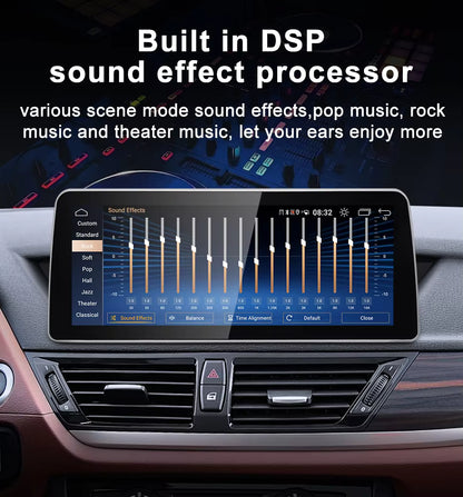 2009–2015 BMW X1 12.3" Digital Cockpit Android Car Multimedia IPS Touchscreen, OEM Style