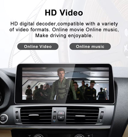 2014–2018 BMW X4 12.3" Digital Cockpit Android Car Multimedia IPS Touchscreen, OEM Style