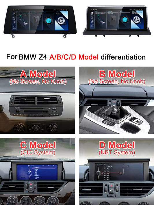 2002–2017 BMW Z4 10.25" Digital Cockpit Android Car Multimedia IPS Touchscreen, OEM Style