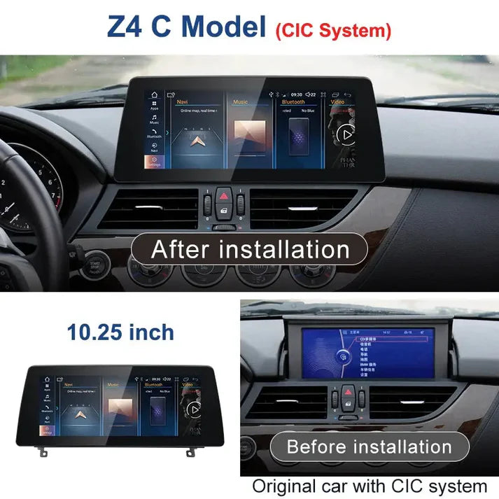 OEM Look Digital Cockpit Compatible with BMW Z4 (2002-2017) - 10.25-inch touchscreen + Wireless CarPlay