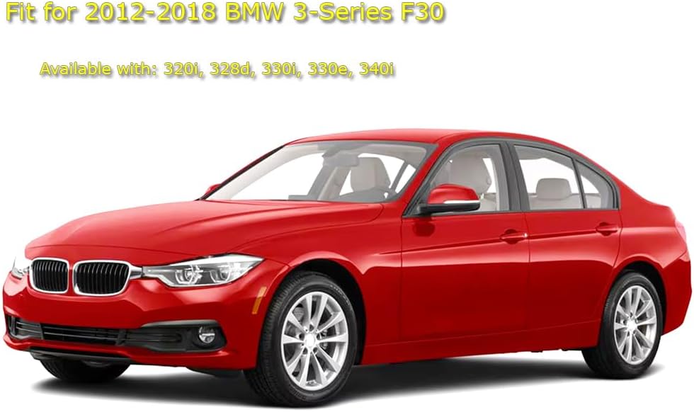 Car Mudguard Fender Mud Flaps Splash Guards for BMW 3-Series Sedan 2012-2018 F30, 4pcs Mud Guard Kit