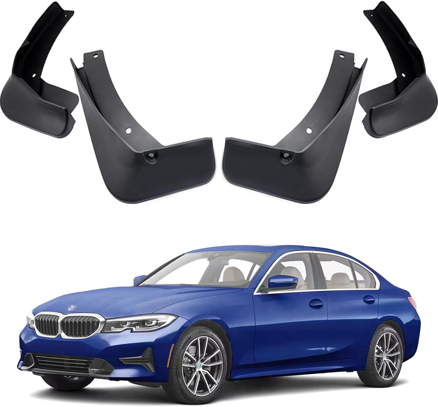Car Mudguard Fender Mud Flaps Splash Guards for BMW 3-Series 2019-2024