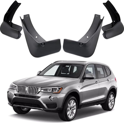 Car Mudguard Fender Mud Flaps Splash Guards for BMW X3 28i 35i 2011-2017, 4pcs Mud Guard Kit