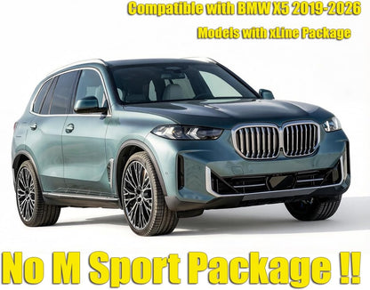Car Mudguard Fender Mud Flaps Splash Guards for  BMW X5 2019-2026 with xLine Package (No M-Sport Package), 4pcs Mud Guard Kit