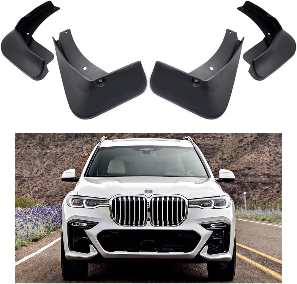 Mud Flaps Car Mudguard Fender  Splash Guards for BMW X7 2019-2025 (No Running Boards)