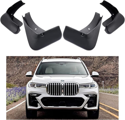 Mud Flaps Car Mudguard Fender  Splash Guards for BMW X7 2019-2025 (No Running Boards)