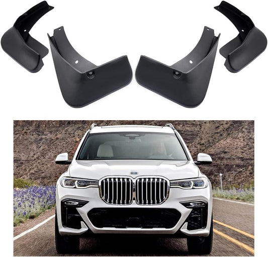 Mud Flaps Car Mudguard Fender  Splash Guards for BMW X7 2019-2025 (No Running Boards)