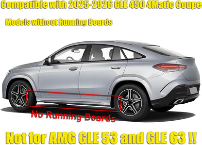 OEM Style Mud Flaps Compatible with Mercedes-Benz GLE (2025-2026) - OEM Style