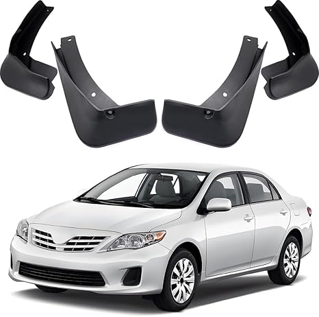 Toyota Corolla Mud Flaps, Car Mudguard Fender Splash Guards for Toyota Corolla Sedan Base/L/LE/XLE 2009-2013