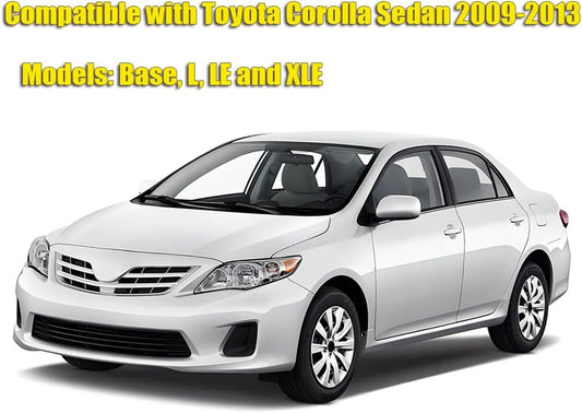 Toyota Corolla Mud Flaps, Car Mudguard Fender Splash Guards for Toyota Corolla Sedan Base/L/LE/XLE 2009-2013