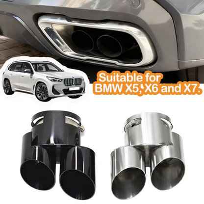 BMW X5 Upgrade Taller Dual Exhaust Tailtips Muffler Tailtips
