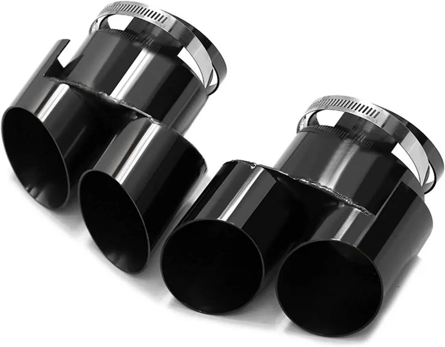 For BMW X6 G06 2 pc style Dual Pipe Exhaust Tips Performance