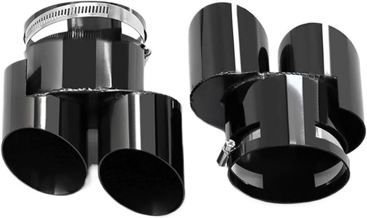 BMW X5 G05 Upgrade Taller Dual Exhaust Tailtips Muffler Tailtips