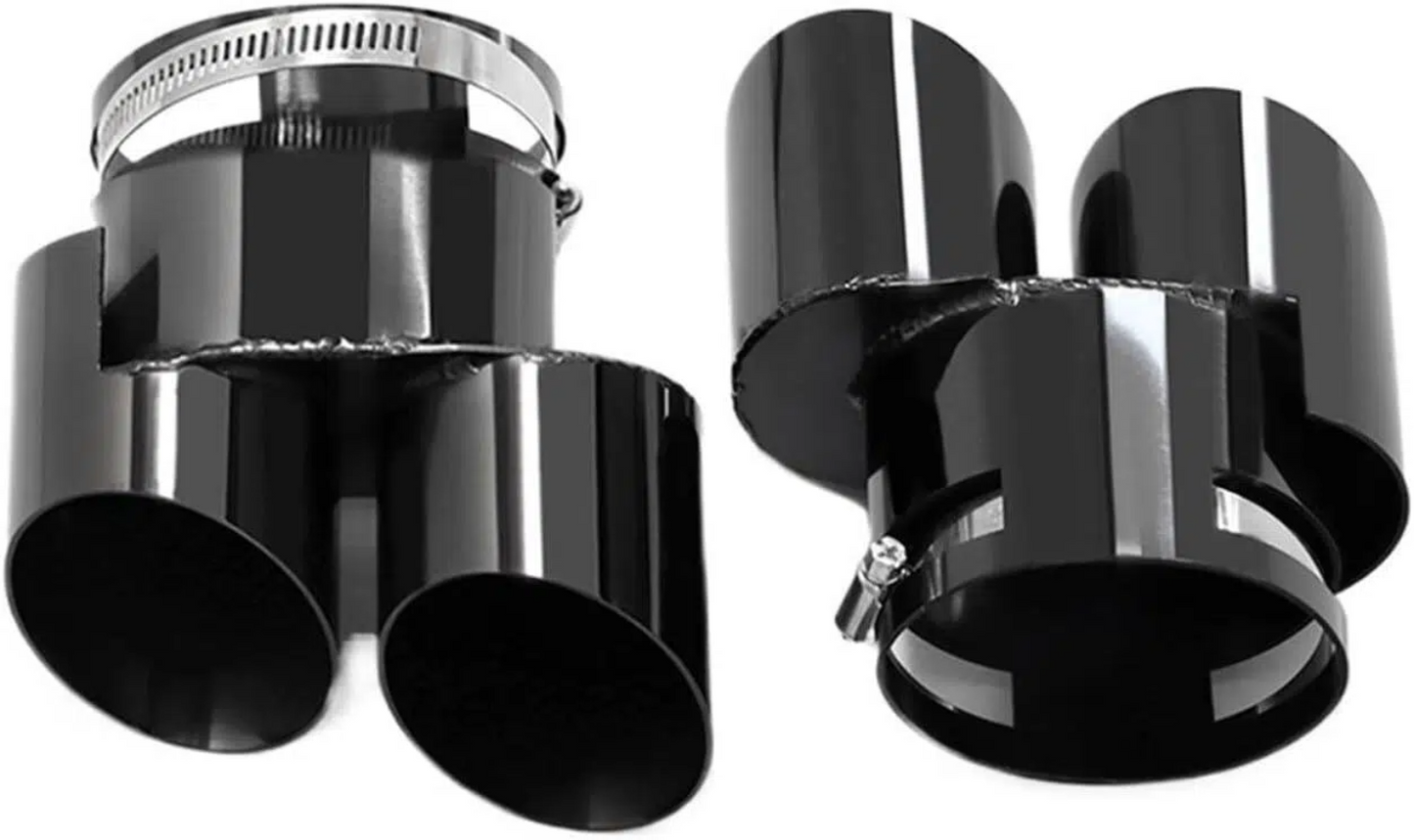 BMW X5 Upgrade Taller Dual Exhaust Tailtips Muffler Tailtips