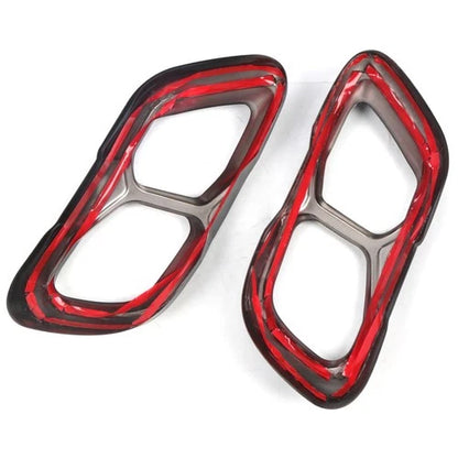 Steel Black Exhaust Muffler Decorative Cover Trim 2pcs For BMW X5 G05